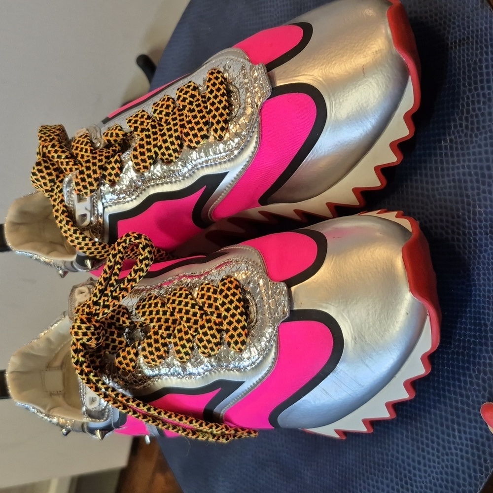 Christian Louboutin Sharkina Sneaker Neo SP Star Version Multi Color (#1640) - Picture 3 of 17